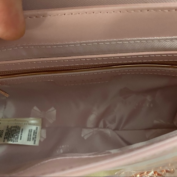 Ted Baker London Pink Leather Crossbody Bag - Picture 7 of 10